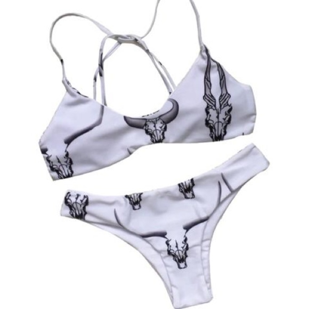 SOLD Bull Skull Bikini